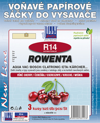 Jolly R14 Třešeň voňavé antibakteriální sáčky do vysavačů ROWENTA a dalších, 3 ks