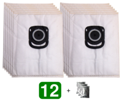 Jolly R10 MAX Textilní sáčky do vysavačů - výhodné balení 12 ks