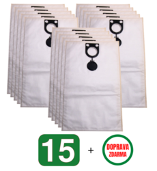 Jolly B20A MAX Textilní sáček pro průmyslové vysavače - výhodné balení 15 ks