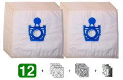 Jolly Z2 MAX Textilní sáčky do vysavačů - výhodné balení 12 ks
