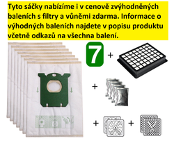 Jolly 1SBAG MAX Textilní sáčky do vysavačů AEG; ELECTROLUX; PHILIPS a dalších, 4 ks