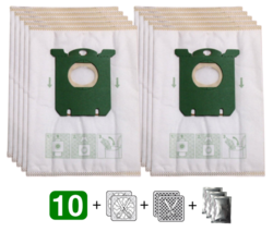 Jolly 1SBAG MAX PLUS PACK Textilní sáčky do vysavačů AEG; ELECTROLUX; PHILIPS a dalších, 10 ks