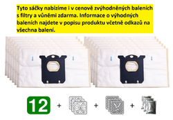 Jolly 2SBAG MAX Textilní sáčky do vysavačů AEG; ELECTROLUX; PHILIPS