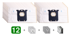 Jolly 2SBAG MAX Textilní sáčky do vysavačů - výhodné balení 12 ks