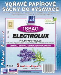 Jolly 1SBAG Levandule voňavé antibakteriální sáčky do vysavačů AEG; ELECTROLUX; PHILIPS a dalších, 5 ks