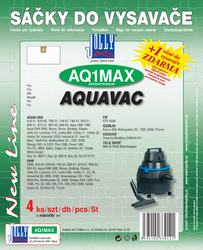 Jolly AQ1 MAX Textilní sáčky do vysavačů AQUA VAC; HOOVER; PARKSIDE a dalších. 