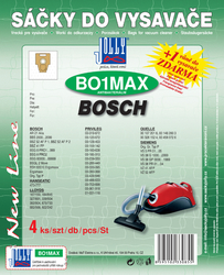 Jolly BO1 MAX Textilní sáčky do vysavačů BOSCH; LLOYDS; SIEMENS a dalších 