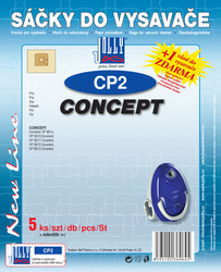 Jolly CP2 Sáčky do vysavačů CONCEPT, 5 ks