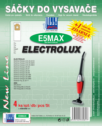 Jolly E5 MAX Textilní sáčky do vysavačů AEG; ELECTROLUX a dalších, 4 ks