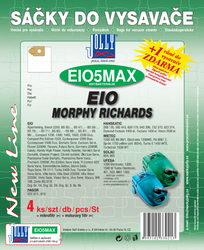 Jolly EIO5 MAX Textilní sáčky do vysavačů EIO a dalších, 4 ks