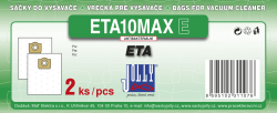 Jolly ETA10 MAX Textilní sáčky do vysavačů ETA, 2 ks