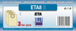 Jolly ETA8 Sáčky do vysavačů ETA, 3 ks
