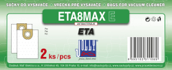 Jolly ETA8 MAX Textilní sáčky do vysavačů ETA, 2 ks