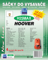 Jolly H25 MAX Textilní sáčky do vysavačů  HOOVER a dalších