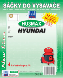 Jolly HU3 MAX Textilní sáčky do vysavačů HYUNDAI; KÄRCHER, 4 ks