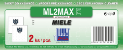 Jolly ML2 MAX E Textilní sáčky do vysavačů, 2 ks