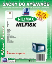 Jolly NIL1 MAX Textilní sáčky do vysavačů NILFISK