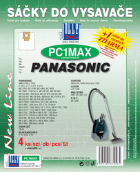 Jolly PC1 MAX Textilní sáčky do vysavačů PANASONIC a dalších, 4 ks