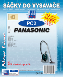 Jolly PC2 Sáčky do vysavačů PANASONIC, 5 ks