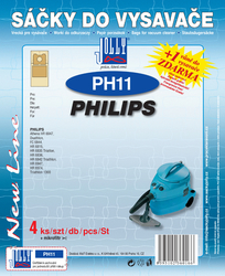 Jolly PH11 Sáčky do vysavačů PHILIPS, 4 ks