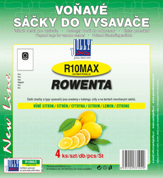 Jolly R10 MAX CITRÓN Voňavé textilní sáčky do vysavačů ROWENTA, 4 ks