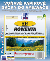 Jolly R14 Horská louka voňavé antibakteriální sáčky do vysavačů ROWENTA a dalších, 3 ks
