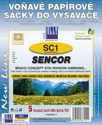 Jolly SC1 Horská louka voňavé antibakteriální sáčky do vysavačů CONCEPT; ETA; SENCOR a dalších