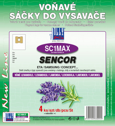 Jolly SC1 MAX LEVANDULE Voňavé textilní sáčky do vysavačů CONCEPT; ETA; SENCOR a dalších 