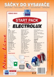 Jolly 1SBAG MAX START PACK Startovací sada textilních sáčků do vysavačů AEG; ELECTROLUX; PHILIPS; ZANUSSI a dalších