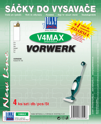 Jolly V4 MAX Textilní sáčky do vysavačů VORWERK KOBOLD VK 140, VK 150. 