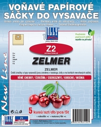 Jolly Z2 Třešeň voňavé antibakteriální sáčky do vysavačů FAKIR/NILCO; HANSEATIC; ZELMER a dalších