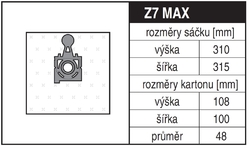 Jolly Z7 MAX Textilní sáčky do vysavačů - výhodné balení 12 ks