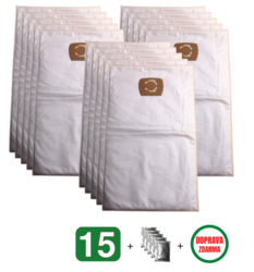 Jolly U35 MAX 35 L Textilní sáčky do průmyslových vysavačů - výhodné balení 15 ks