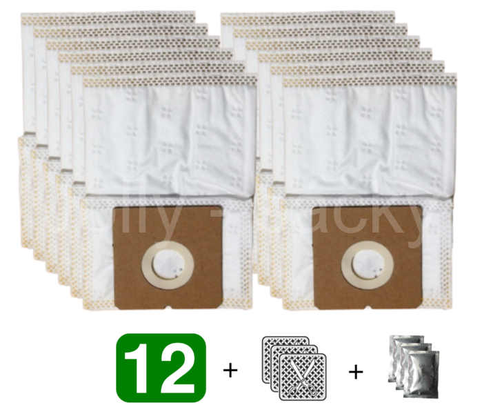 Jolly ETA2 MAX Textilní sáčky do vysavačů - výhodné balení 12 ks