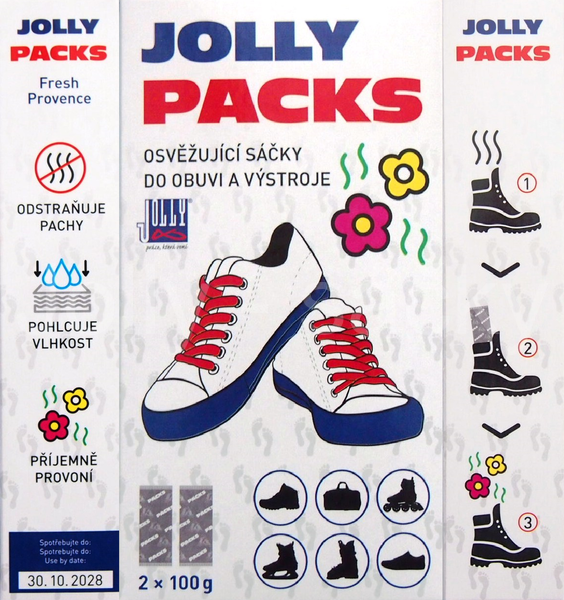 Jolly Packs vonné sáčky do obuvi a výstroje