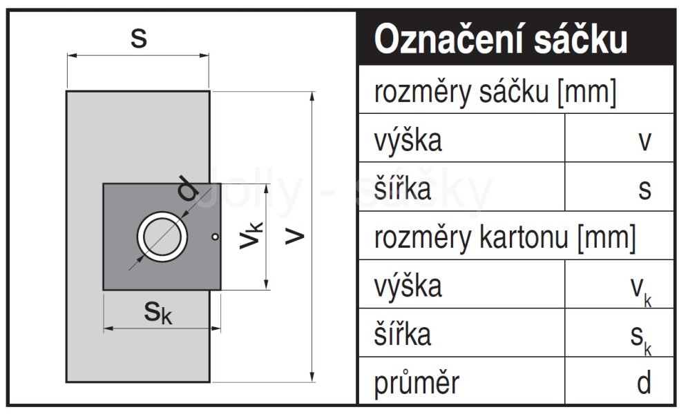 Jolly HU4 MAX Textilní sáčky do vysavačů HYUNDAI VCP 200, 2 ks